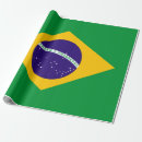 Recherche de drapeau du brésil papier cadeau Brasil