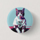 Recherche de chats badges Coloré