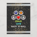 Recherche de symbole hippie cartes postales Amour