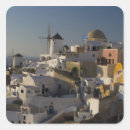 Recherche de cyclades autocollants Santorin