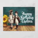 Recherche de anniversaire enfant vintage cartes postales Fleurs