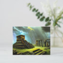 Recherche de temple maya cartes postales Mexicain