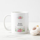 Recherche de cadre floral tasses Fleurs roses