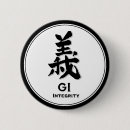 Recherche de samouraïs badges Kanji