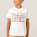 Recherche de ligne enfant vêtements Coloré