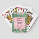 Recherche de fiançailles jeux de cartes Monogramme