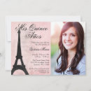 Recherche de paris quinceanera invitations Vintage