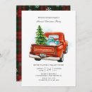 Recherche de red vintage truck invitations Rustique