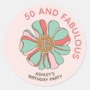 Recherche de pink envelope sceaux autocollants 50e anniversaire