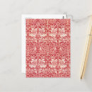 Recherche de motif de lapin cartes postales William morris