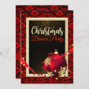 Recherche de damask noël invitations Rouge