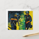 Recherche de arrestation cartes postales Police