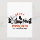 Recherche de halloween menus Orange