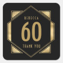 Recherche de les années 20 autocollants Noir et or