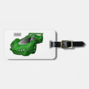 Recherche de voiture de sport bagages étiquettes Transport