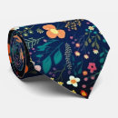 Recherche de feuille coloré cravates Motif botanique