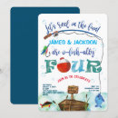 Recherche de poissons invitations Pour enfants