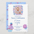 Recherche de cupcake 1ans anniversaire invitations Sucré