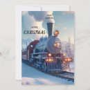 Recherche de locomotive à vapeur vœux cartes Rétro
