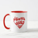 Recherche de jésus vous aime tasses Inspirant