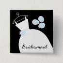 Recherche de bridesmaids carrés badges Bleu
