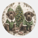 Recherche de noël antique autocollants Vacances heureuses
