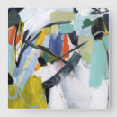 Recherche de carrés abstraits horloges Droits