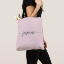 Recherche de monogramme rose sacs Minimaliste simple