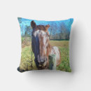 Recherche de cheval coussins Chevaux bruns