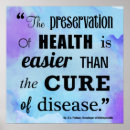 Recherche de health posters Quote