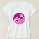 Recherche de ying yang tshirts Coeur