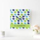 Recherche de baleine horloges Motif de baleines