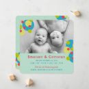 Recherche de jumeaux faire part naissance Twins