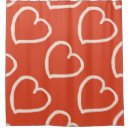 Recherche de motif rouge coeur rideaux douche Amusant