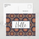 Recherche de motif mandala cartes postales Décoratif