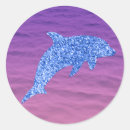 Recherche de dauphin rose autocollants Bleu