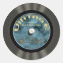 Recherche de musique vintage autocollants Platine