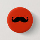 Recherche de moustache noire badges Humour