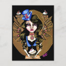 Recherche de crâne steampunk cartes postales Gothique