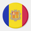 Recherche de l andorre magnets Drapeau de l'andorre