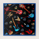 Recherche de guitare électrique puzzles Rock