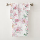 Recherche de pink floral bain serviettes Rose