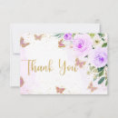 Recherche de baisers vœux cartes Baby shower papillon