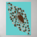 Recherche de hibou posters Feuilles