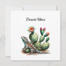 Recherche de lézards vœux cartes Cactus