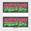 Recherche de graffiti urbain autocollants Nom