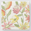 Recherche de motif fleuri dessous de verres Botanique