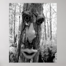 Recherche de arbre noir et blanc posters Créatif