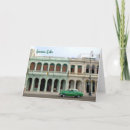 Recherche de vieille voiture vœux cartes Cuba