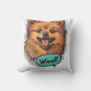 Recherche de pomeranian coussins Drôle
